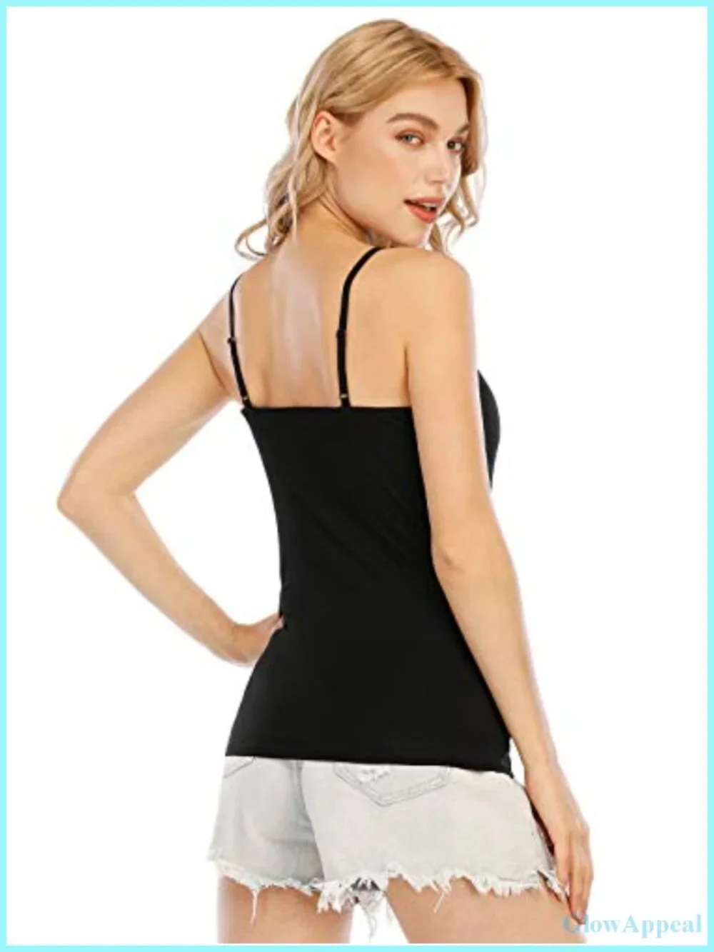 Women's Lightweight Modal Stretch Camisole Tank Tops 4-Pack Adjustable